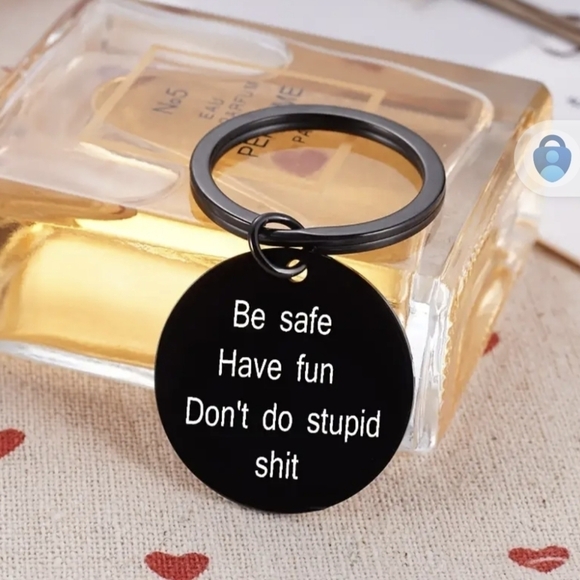 Keychain--good Advice Pay Attention! - Picture 1 of 2